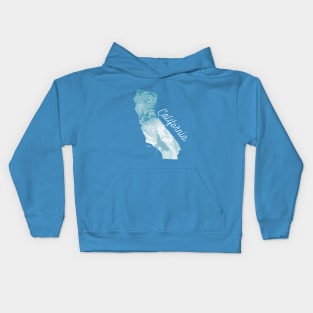 California State Map Kids Hoodie